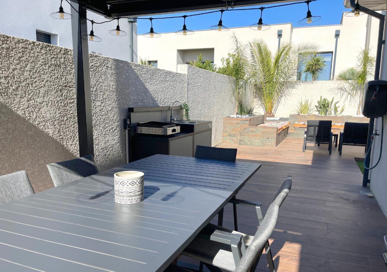 Villa Contemporaine Avec Piscine Chauffee Proche Des Plages Sauvian Eksteriør bilde