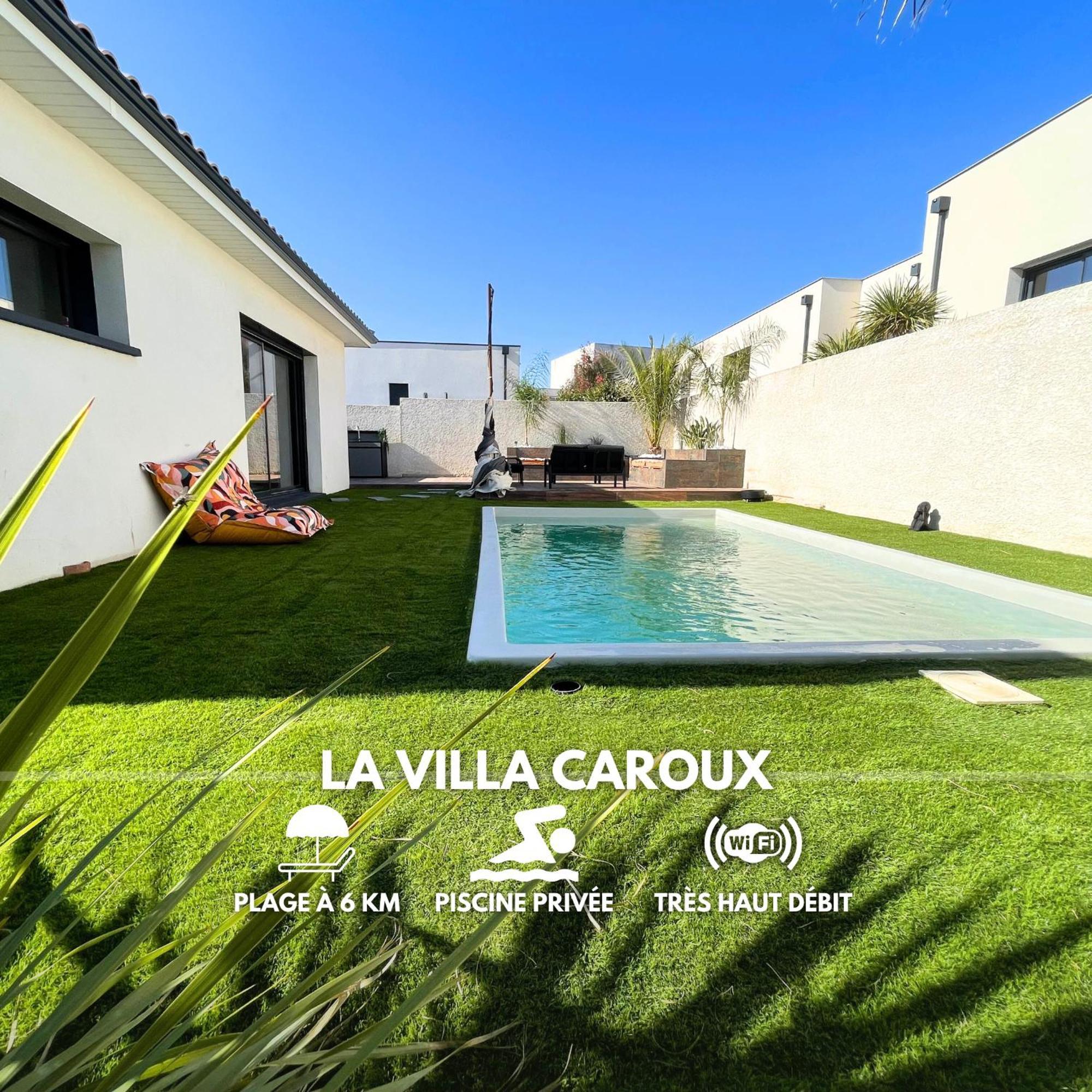 Villa Contemporaine Avec Piscine Chauffee Proche Des Plages Sauvian Eksteriør bilde